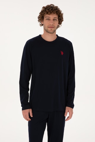 U.s. Polo Assn. Erkek Lacivert Pijama Takım 50318602-vr033 Lacivert