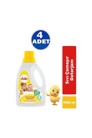 Sıvı Çamaşır Deterjanı 1500 Ml 4 Adet Diğer