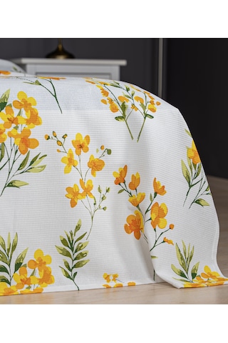 Menderes Home Cotton Collection Çift Kişilik Pike Daisy Diğer