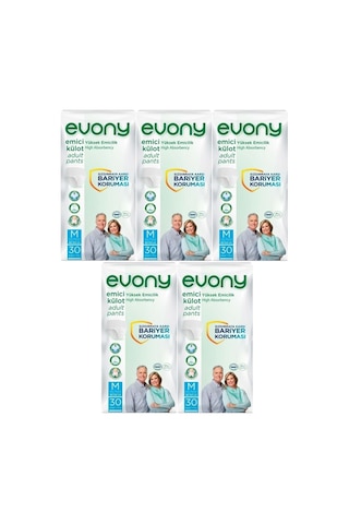 Hasta Bezi Yetişkin Emici Külot M-orta Boy 150 Adet 5pk 30 Tek Ebat