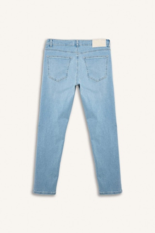 Defacto Carlo Skinny Fit Ekstra Dar Kalıp Normal Bel Ekstra Dar Paça Jean Pantolon D0025AX26SP Mavi