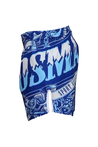 Dosmai Dijital Baskılı Snake Spor Şort Mavi Fgs238 Mavi