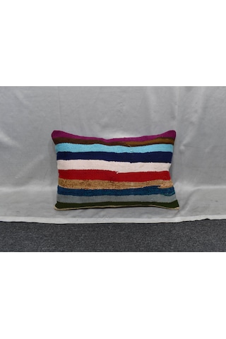 Zehra Abla Halı Yeni El Dokuma Dekoratif Kilim Kırlent Yastık Kılıfı 6241