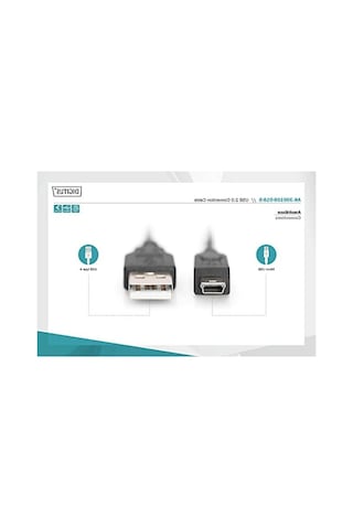 1.8m Usb 2.0 Bağlantı Kablosu, Mini B Tipi Uyumlu
