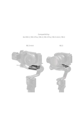 Smallrig 4639 Djı Rs 2 / Rsc 2 / Rs3 / Rs 3 Pro / Rs4 / Rs4 Pro İçin Hawklock H38 Arca-swiss Hızlı