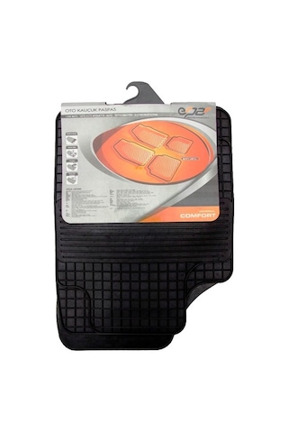 Erpar Comfort Saft Üstlü Kauçuk Paspas Siyah 640014