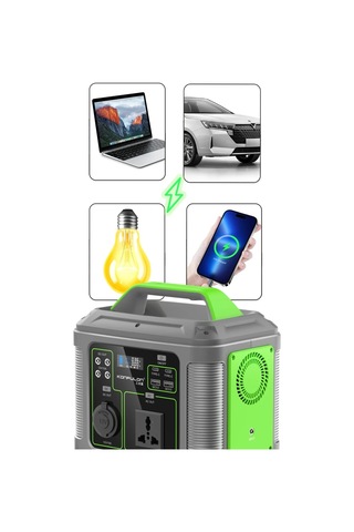 Bşkvirgo Konfulon Cn04 Powerbank 300w 60.000 Mah 5w Led Işıklı Kamp Şarj Pd 60w - Gri Bsk2026
