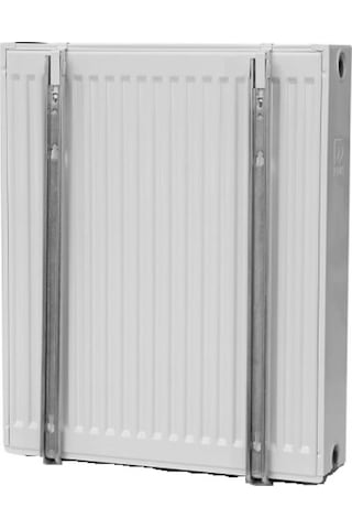 Panel Radyatör Ayağı Duvara Montaj Konsolu 60 Cm Yaylı Konsol-Metalik Gri
