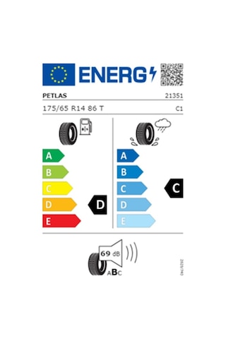 Petlas 175/65 R14 86T Reınf. Elegant Pt311 Oto Yaz Lastiği 2026