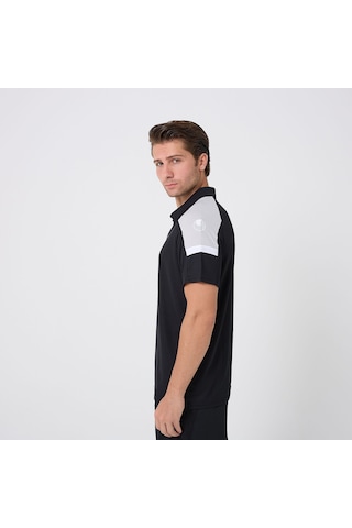 Siyah-gri Uhlsport Erkek Polo T-shirt Energy 1101801 Siyah - Gri