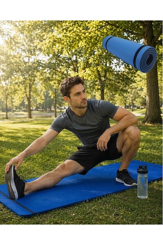 Zenvia 10 Mm Fitness Minderi Tırtıklı Kaymaz Yüzey Esnek Darbe Emici Eva Yapı Znv2026 Çok Renkli