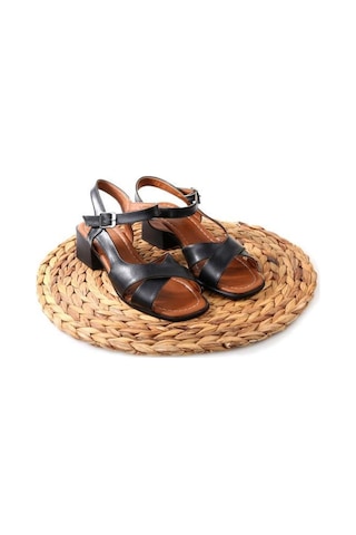 Papuçcity Frzn 02879 4,5 Cm Kadın Topuklu Sandalet 001