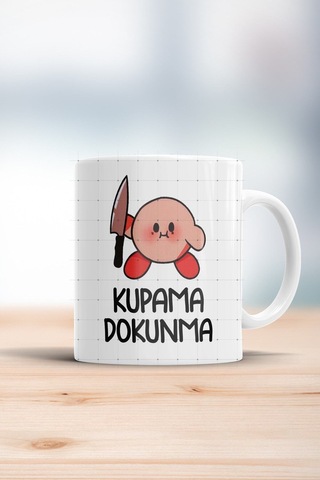 Kupama Dokunma Kupa Bardak Beyaz