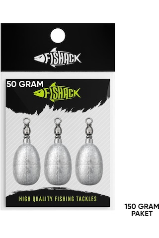 Fishack Fırdöndülü Kurşun 50gr 150gr