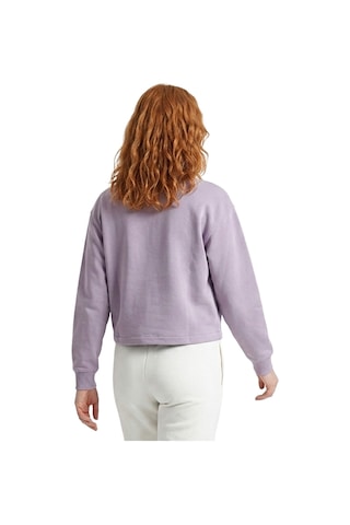 Sportive Cleo Zip Neck Kadın Lila Günlük Stil Sweatshirt 26yk0006-lıl Pembe