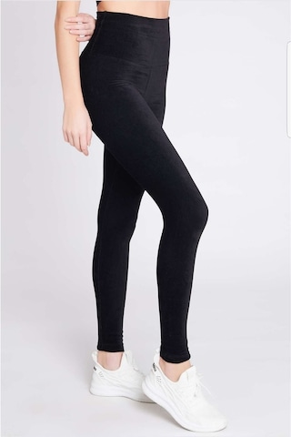 Oroverde Kadife Fitilli Tayt SiYAH