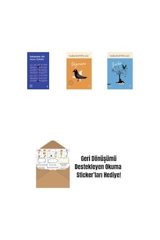 Everest Açıkhava 1 - Sabahattin Ali Seçme Öyküler + Değirmen + Şiirler + Okuma Sticker'ları