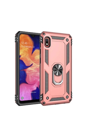Xiaomi Redmi 7a Kılıf Sert Silikon Yüzüklü Stand Özellikli Kapak