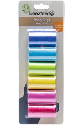 Beeztees Köpek Dışkı Toplama Poşeti, Çeşitli Renklerde, 6x20adet