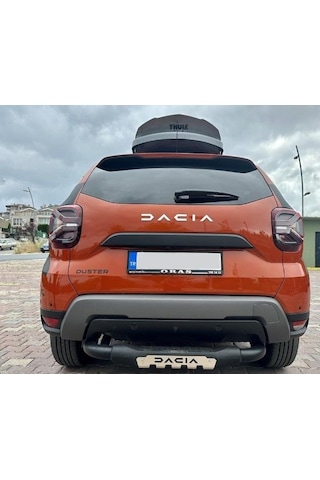 Dacia Duster Arka Tampon Koruma Siyah Pak26