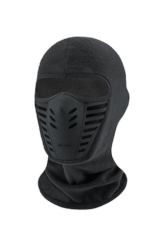 Primepickings Kışın Sürüş Ve Kayak Yaparken Toz Geçirmez Sıcak Maske Başlığı Altın