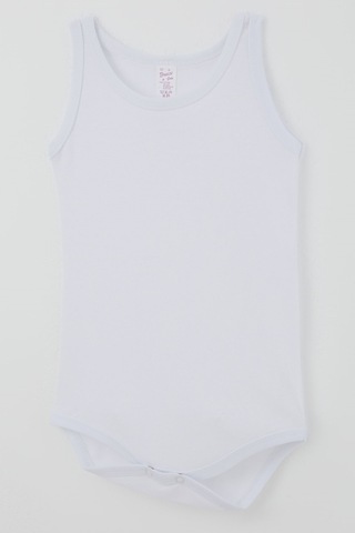 Breeze Kız Çocuk Çıtçıtlı Atlet Zıbın Body Basic 1-3 Yaş , Beyaz