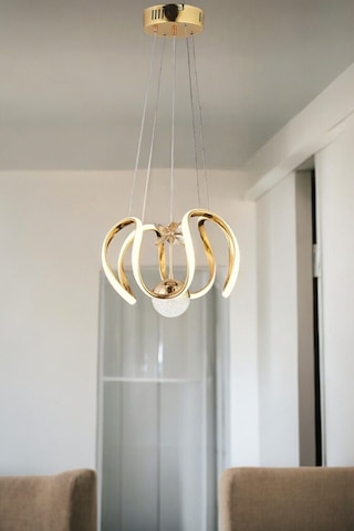 Ey-El Tasarım Modern Sakıt Led Avize 3 Renk Led A+++ Gold