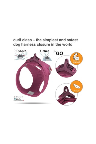 Vest Harness Curli Clasp Air-mesh Ruby S Genel