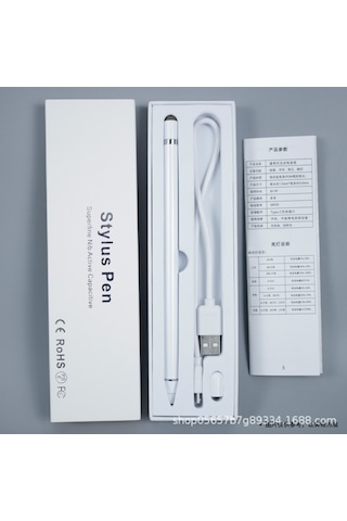 Singree Aktif İpad Uyumlu Kapasitif Kalem Android Tablet Beyaz Universal Dokunmatik Ekran Boyama Stylus Toptan