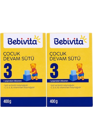 Bebivita 3 Bebek Sütü 400 G 2'li Set
