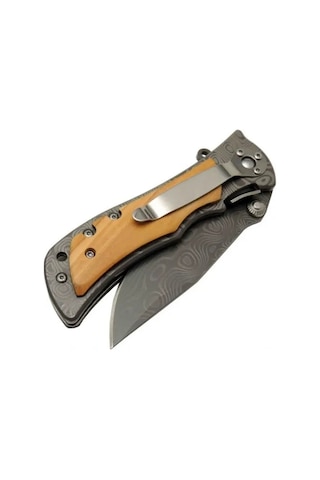 2-32 Damascus Çakı 20 Cm Manuel, Kemerlikli