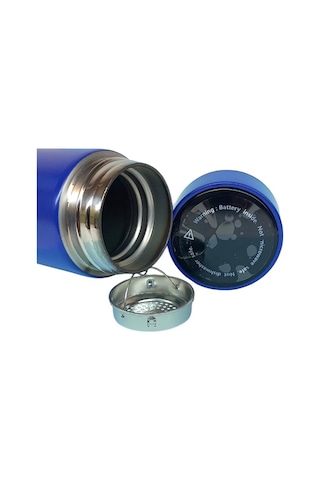 Kişiselleştirilebilir Dereceli Termos 05 Lt Mavi Renk Mavi