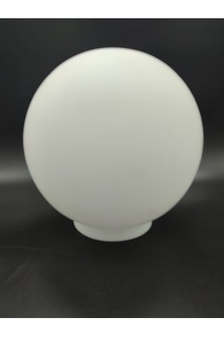 Osmanlı Avize Camı.H-Hakiki Opalin.grifli.Çap:20.00cm-Yuva::10.00cm Süt Beyaz - Mat