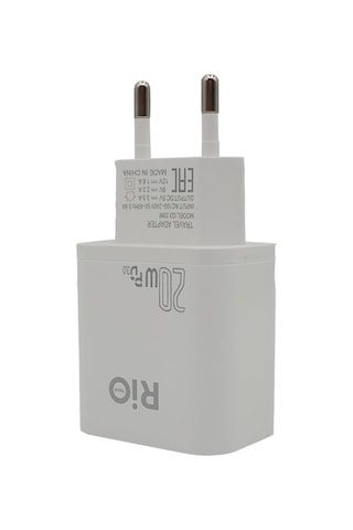 Rio Tech Model G3 20w Hızlı Şarj Adaptörü Usb Power Delivery 3.0