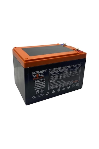 Kraftvoll 12v 15 Ah Elektrikli Bisiklet Aküsü Deep Cycle 150 101 99