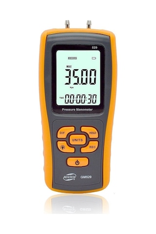 Benetech Gm520 Manometre Fark Basınç  Ölçer