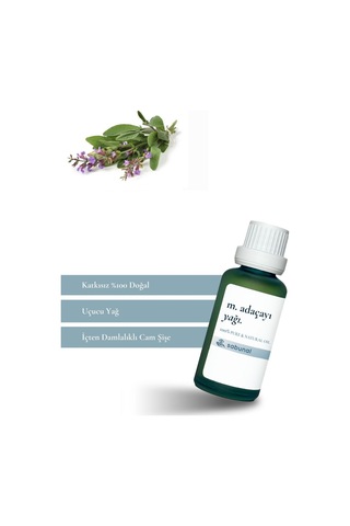 Sabunal Misk Adaçayı Yağı 30 ML - Aromaterapi ve Cilt Bakım Yağı