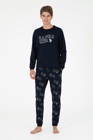 U.s. Polo Assn. Erkek Lacivert Pijama Takım 50301727-vr033 Lacivert