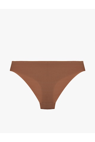 Koton Rahat Kalıp Dokulu Brief Külot Kahverengi 6slk30080mk Kahve