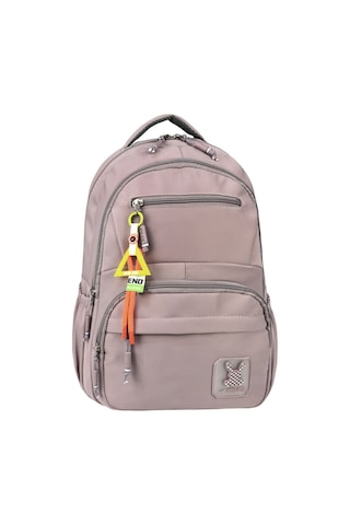 Özel Su Geçirmeyen Kumaş Çok Bölmeli Sırt Çantası Mor