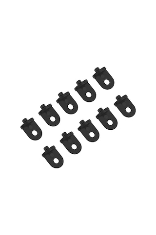 Ximistore9 50 Adet Siyah Plastik Seracılık Kanca - Sarma Bitkileri Ve Saksılar İçin Güçlü Ve Dayanıklı Montaj