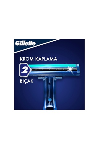 Gillette Blue2 Plus Kullan At Erkek Tıraş Bıçağı 10'lu
