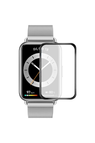 Huawei Fit 2 Ekran Koruyucu 3D Kavisli Full Kaplama Pmma