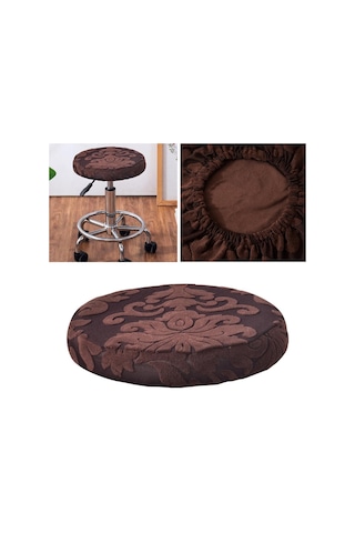 Suntek Tabure Örtüsü Yuvarlak Bar Cafe Taburesi Koltuk