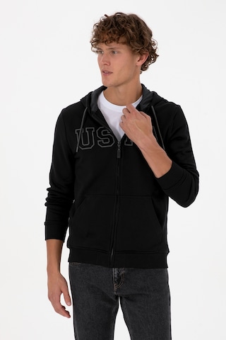 U.s. Polo Assn. Erkek Siyah Hırka Örme 50313719-vr046 Siyah
