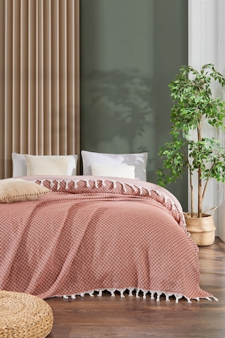 Rebeka Kiremit Alice Model Çift Kişilik Pike 200x230 Bordo