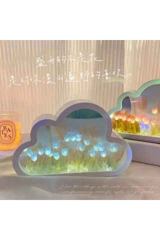 El Yapımı Büyük Boy Bulut Gece Lambası