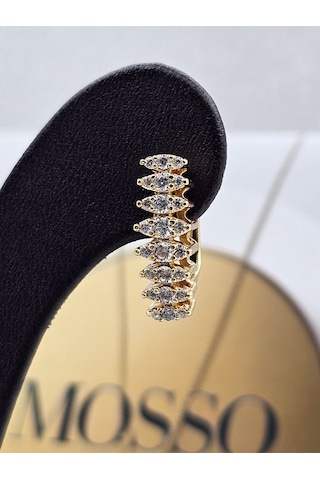 Xuping Pırlanta Model Rosegold Çelik Küpe Altın