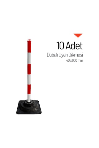 10'lu Dubalı Uyarı Dikmesi Seti 40 X 900 Mm-3670