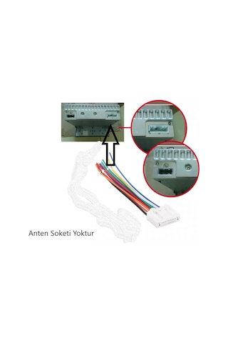 Nissan Teyp Soketi Teyp Erkek Soketi